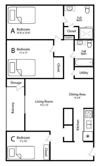 Park Place Apartments (Student Only) - Lynchburg, VA | Apartment Finder Park Place Apartments (Student Only) - Lynchburg, VA | Apartment Finder