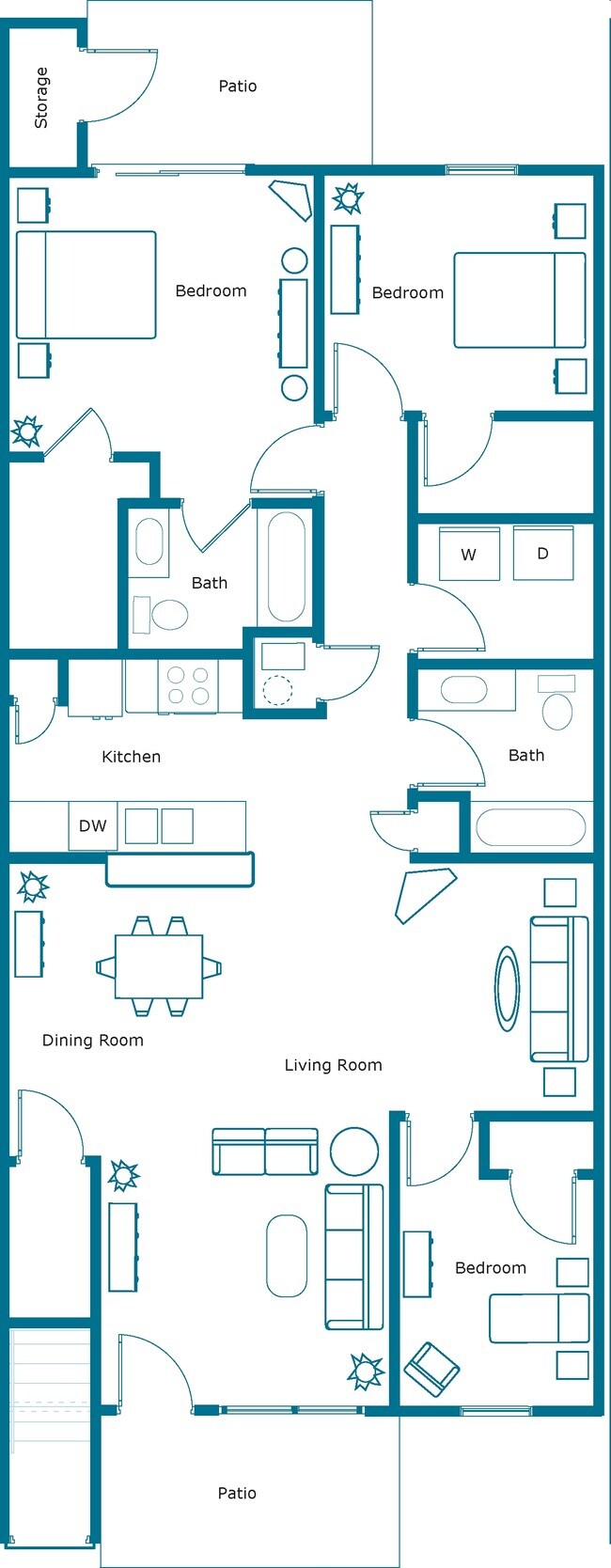 Saddlebrook Apartments Henderson, KY Apartment Finder